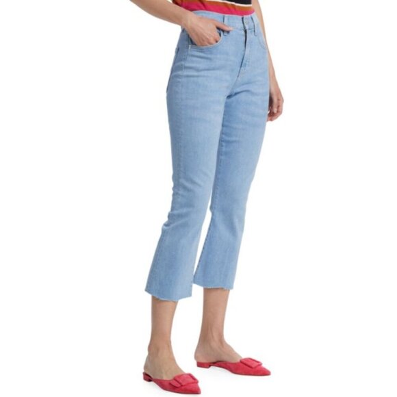 VERONICA BEARD 'Carly' Kick Flare Ankle Jeans, Bail Out (Light Wash) - Picture 2 of 3